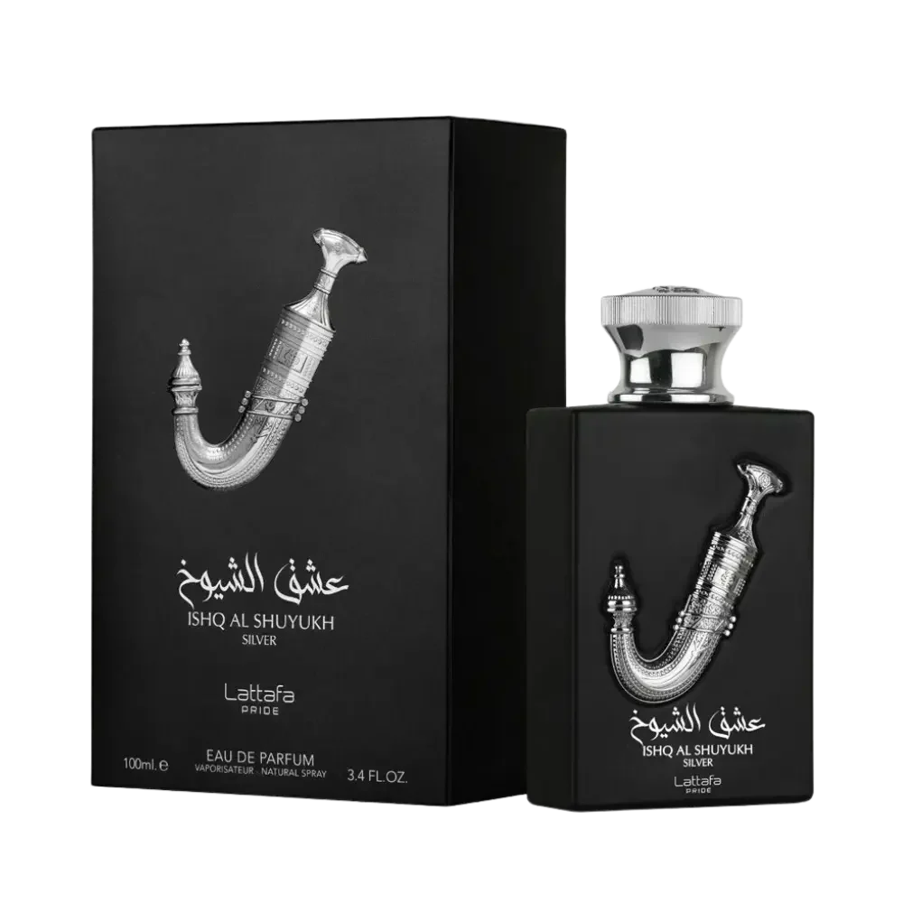 Ishq Al Shuyukh Silver Eau de Parfum Unisex - Lattafa (sku 795)