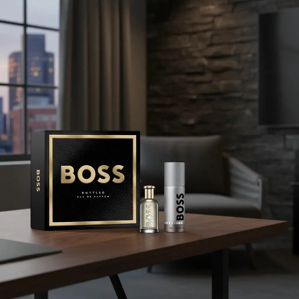 Gift Set Boss Bottled Eau de Parfum for Men - Boss (sku 214)