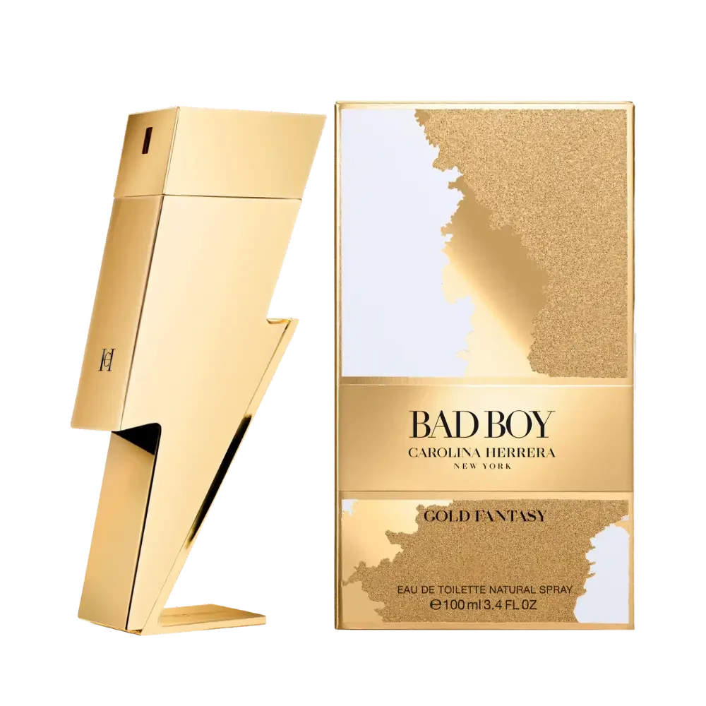 Bad Boy Gold Fantasy Eau de Toilette for Men - Carolina Herrera (sku 659)