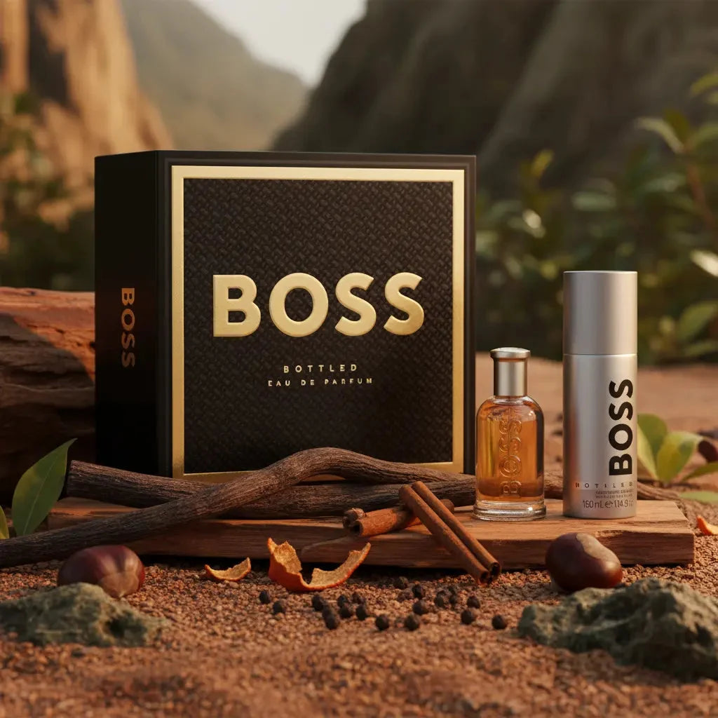 Gift Set Boss Bottled Eau de Parfum for Men - Boss (sku 214)
