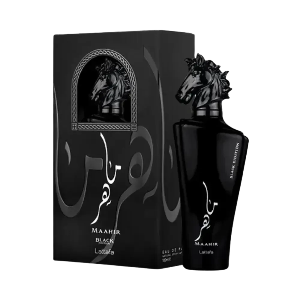 Maahir Black Edition Eau de Parfum Unisex - Lattafa (sku 305)
