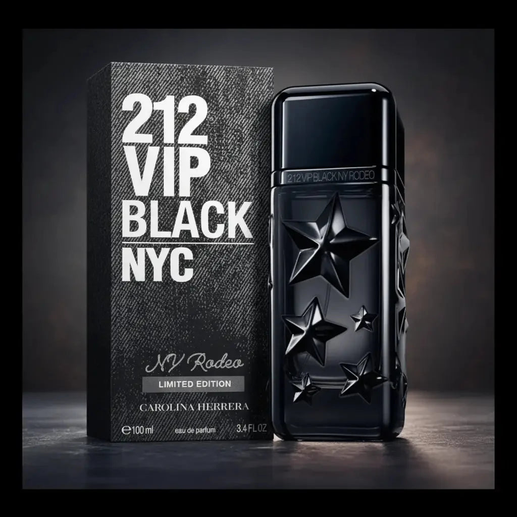 212 VIP Black NY Rodeo Limited Edition Eau de Parfum for Men - Carolina Herrera (sku 729)